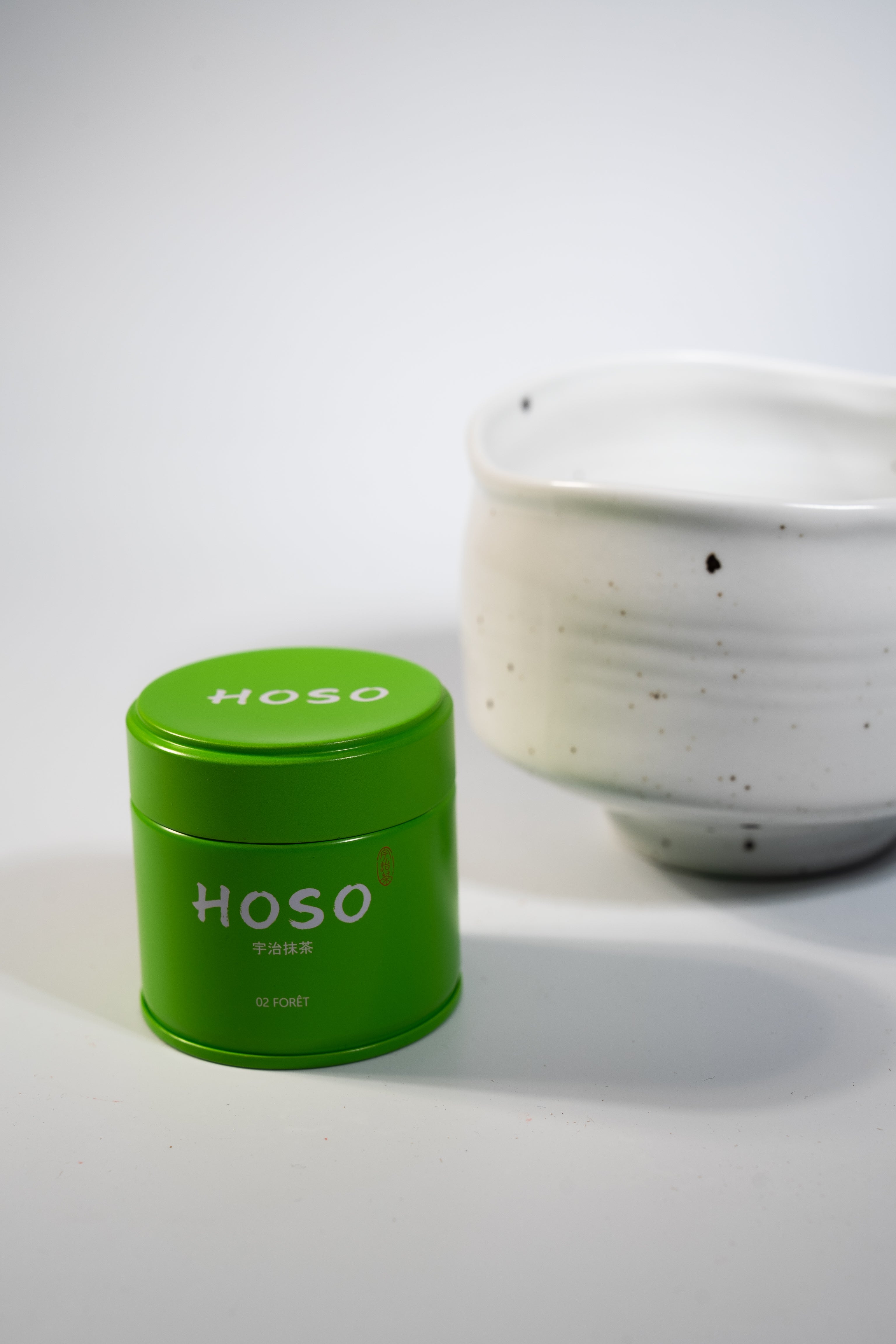 Bol à matcha grès artisanal kaolin artisanal en céramique