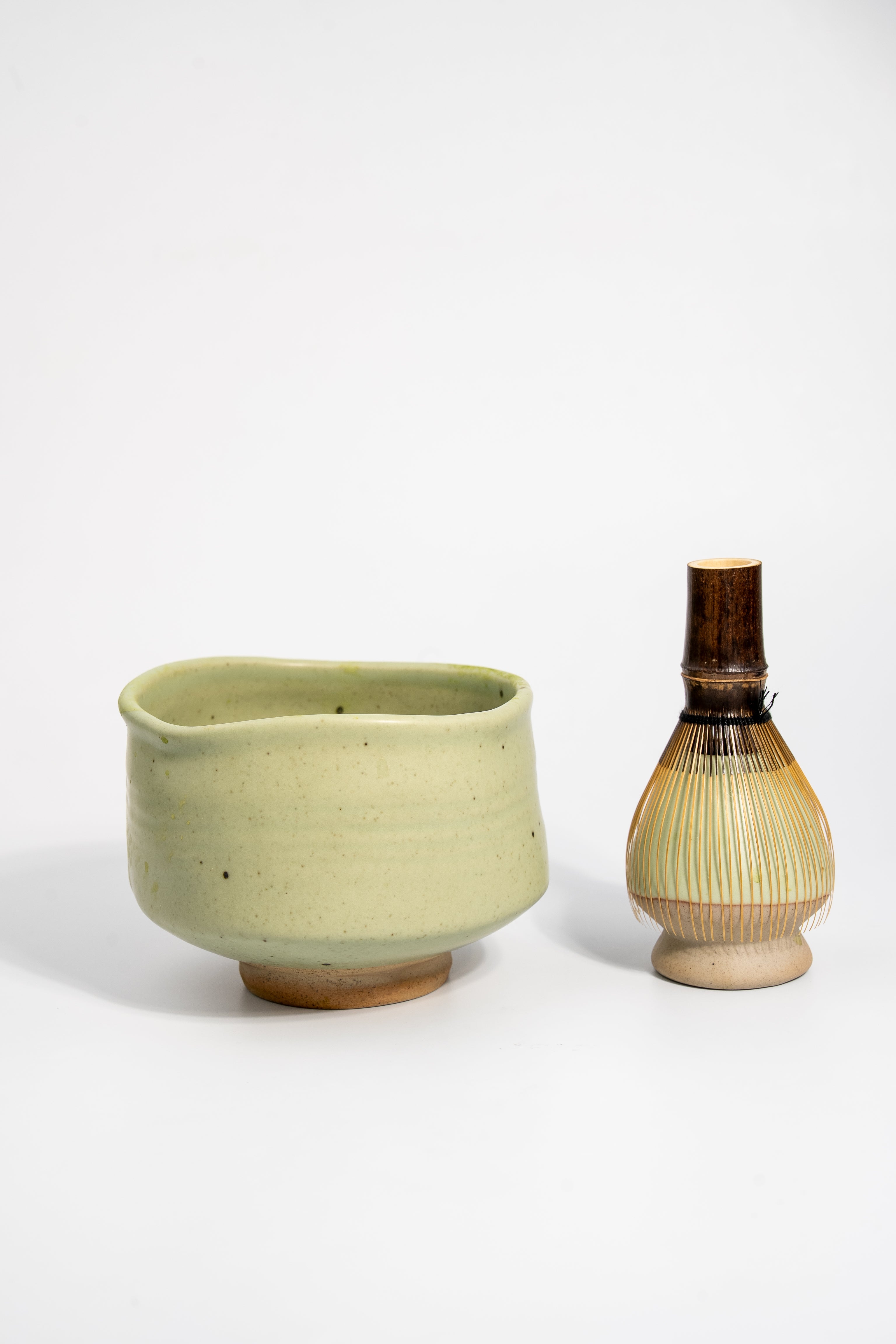 Kit Accessoires Matcha – Bol, Chasen Bambou, Cuillère & Support
