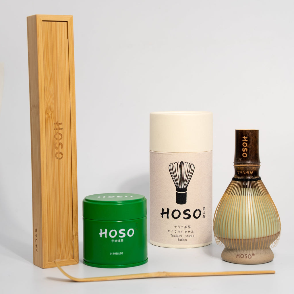 Kit Matcha Prélude – Matcha Cérémonie + Chasen, Cuillère & Support